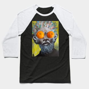 The man with orange eyes - 1 Baseball T-Shirt